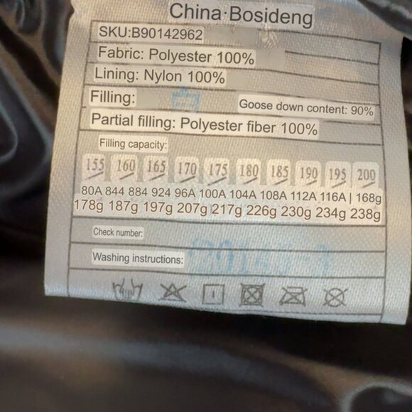 RARE NWOT Jean Paul Gaultier X Bosideng Down Coat Women's Medium Puffer Zebra - Picture 15 of 16